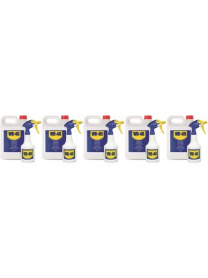 WD-40 Multifunktiosnöl inkl. Zerstäuber 5x 5 = 25 Liter