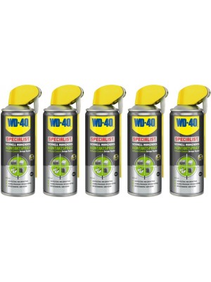 WD-40 SPECIALIST Smart Straw Schnell wirkender Kontaktspray 5x 400 Milliliter