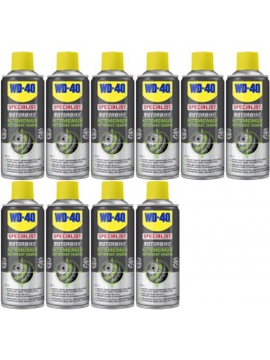 WD-40 Motorbike SPECIALIST Kettenreiniger 10x 400 Milliliter