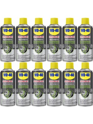 WD-40 Motorbike SPECIALIST Kettenreiniger 12x 400 Milliliter