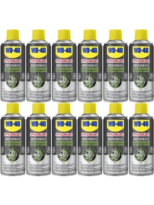 WD-40 Motorbike SPECIALIST Kettenreiniger 12x 400 Milliliter