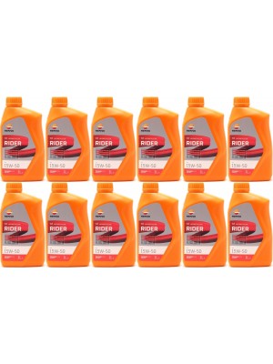 Repsol Motorrad Motoröl RIDER 4T 15W-50 1 Liter 12x 1l = 12 Liter