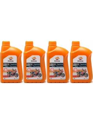 Repsol Motorrad Motoröl MOTO SINTETICO 4T 10W40 1 Liter 4x 1l = 4 Liter