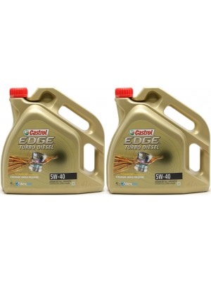 Castrol Edge Turbo Diesel 5W-40 Fluid Titanium (ex. FST) Motoröl 2x 4l = 8 Liter