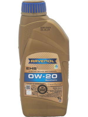 Ravenol EHS SAE 0W-20 Motoröl 1 Liter Flasche