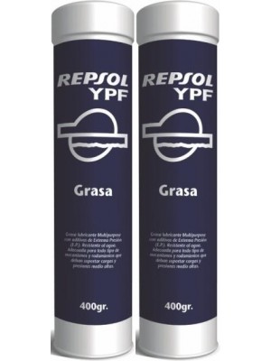 Repsol Lithium Schmierfett MP 2 Fett Kartusche 2x 400 Gramm