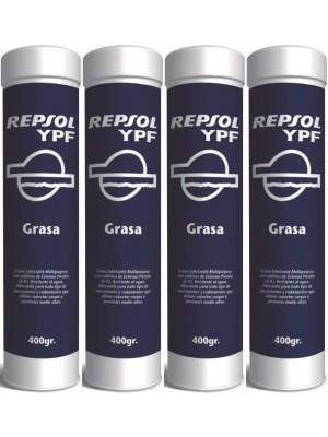 Repsol Lithium Schmierfett MP 2 Fett Kartusche 4x 400 Gramm