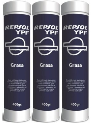 Repsol Schmierfett GRASA MOLIBGRAS EP 2 Fett Kartusche 3x 400 Gramm