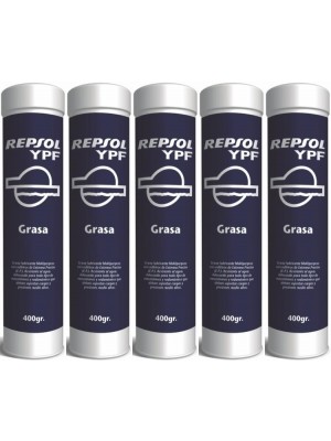 Repsol Schmierfett GRASA MOLIBGRAS EP 2 Fett Kartusche 5x 400 Gramm