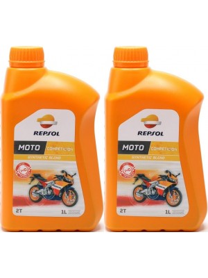 Repsol Motorrad Motoröl MOTO COMPETICION 2T 1 Liter 2x 1l = 2 Liter
