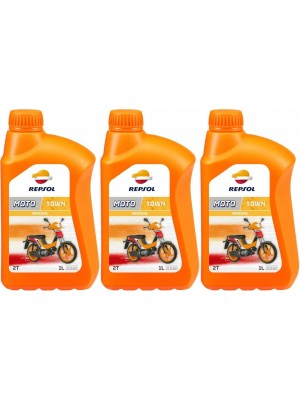 Repsol Motorrad Motoröl MOTO TOWN 2T 1 Liter 3x 1l = 3 Liter