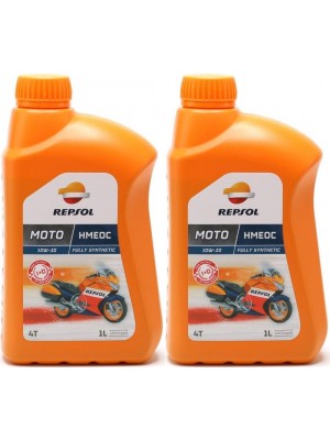 Repsol Motorrad Motoröl MOTO HMEOC 4T 10W30 1 Liter 2x 1l = 2 Liter