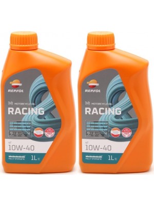 Repsol Motorrad Motoröl MOTO RACING 4T 10W40 1 Liter 2x 1l = 2 Liter