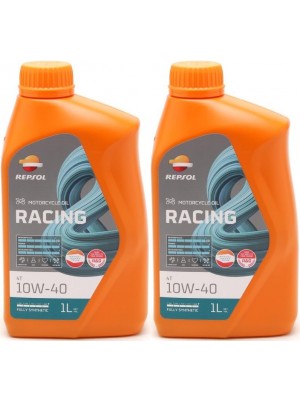 Repsol Motorrad Motoröl MOTO RACING 4T 10W40 1 Liter 2x 1l = 2 Liter