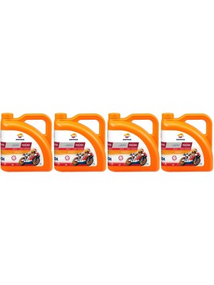 Repsol Motorrad Motoröl MOTO RACING 4T 10W40 4x 4l = 16 Liter