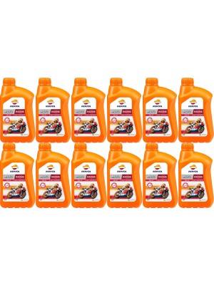 Repsol Motorrad Motoröl MOTO RACING 4T 10W50 1 Liter 12x 1l = 12 Liter
