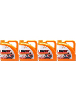 Repsol Motorrad Motoröl MOTO RACING 4T 10W50 4x 4l = 16 Liter