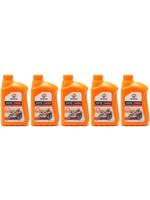 Repsol Motorrad Motoröl MOTO RACING 4T 10W-60 1 Liter 5x 1l = 5 Liter