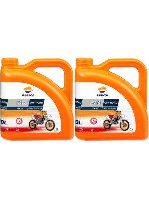 Repsol Motorrad Motoröl MOTO OFF ROAD 4T 10W40 2x 4l = 8 Liter