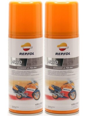 Repsol Motorrad MOTO CLEANER & POLISH 2x 400 Milliliter