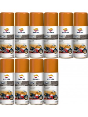 Repsol Motorrad MOTO SILICONE SPRAY 10x 400 Milliliter