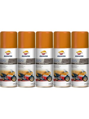 Repsol Motorrad MOTO SILICONE SPRAY 5x 400 Milliliter