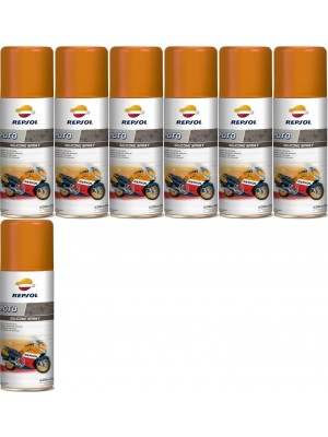 Repsol Motorrad MOTO SILICONE SPRAY 7x 400 Milliliter