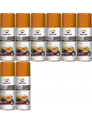 Repsol Motorrad MOTO SILICONE SPRAY 8x 400 Milliliter