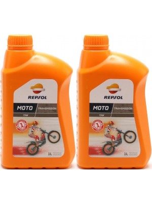 Repsol Motorrad Getriebeöl MOTO TRANSMISSION 75W 1 Liter 2x 1l = 2 Liter