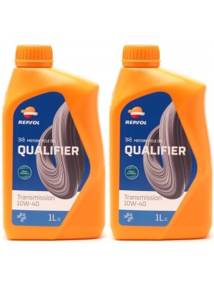 Repsol Motorrad Getriebeöl QUALIFIER TRANSMISION 10W-40 1 Liter 2x 1l = 2 Liter