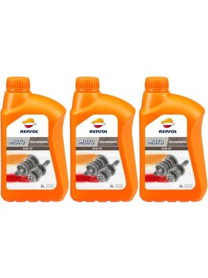 Repsol Motorrad Getriebeöl MOTO TRANSMISION 80W90 1 Liter 3x 1l = 3 Liter