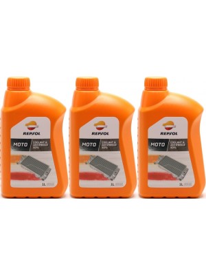 Repsol Kühlerschutz MOTO COOLANT & ANTIFREEZE 50% 1 Liter 3x 1l = 3 Liter