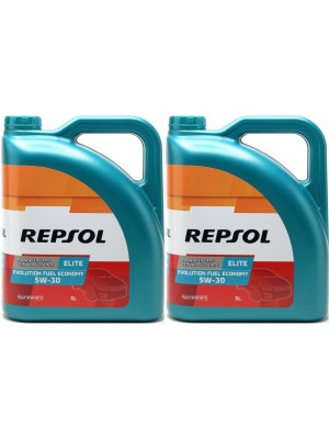 Repsol Motoröl ELITE EVOLUTION F. ECONOMY 5W30 2x 5 = 10 Liter
