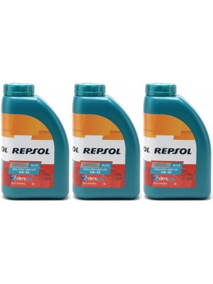 Repsol Motoröl ELITE EVOLUTION LONG LIFE 5W30 1 Liter 3x 1l = 3 Liter
