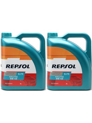 Repsol Motoröl ELITE EVOLUTION 5W40 2x 5 = 10 Liter