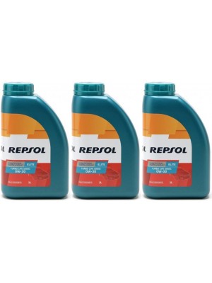 Repsol Motoröl ELITE TURBO LIFE 50601 0W30 1 Liter 3x 1l = 3 Liter