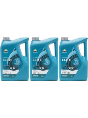 Repsol Motoröl ELITE LONG L.LIFE 50700/50400 5W30 3x 5 = 15 Liter