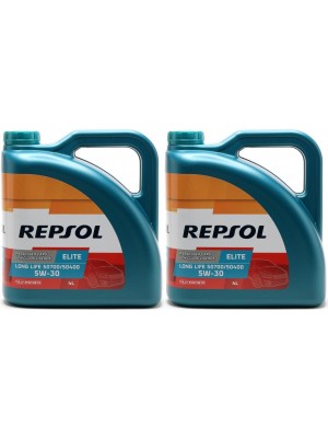 Repsol Motoröl ELITE LONG LIFE 50700/50400 5W30 2x 4l = 8 Liter