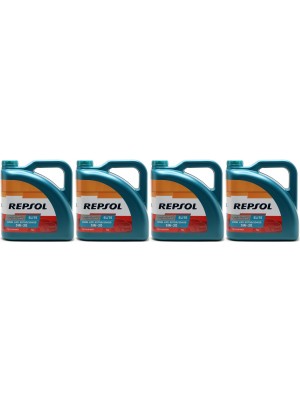 Repsol Motoröl ELITE LONG LIFE 50700/50400 5W30 4x 4l = 16 Liter