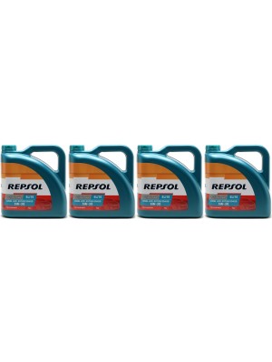 Repsol Motoröl ELITE LONG LIFE 50700/50400 5W30 4x 4l = 16 Liter