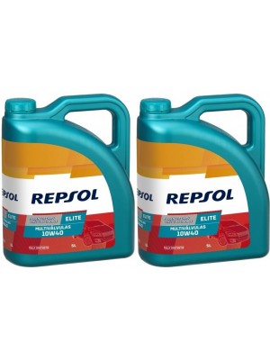 Repsol Motoröl ELITE MULTIVALVULAS 10W40 2x 5 = 10 Liter