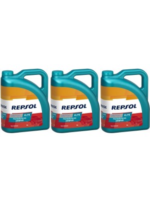 Repsol Motoröl ELITE MULTIVALVULAS 10W40 3x 5 = 15 Liter