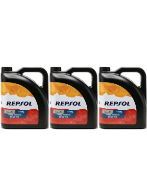 Repsol LKW/ NKW Motoröl DIESEL TURBO THPD MID SAPS 15W40 3x 5 = 15 Liter