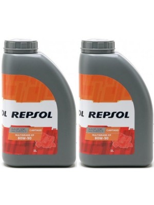 Repsol Getriebeöl CARTAGO EP MULTIGRADO 80W90 1 Liter 2x 1l = 2 Liter