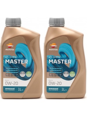 Repsol Motoröl MASTER ECO V 0W-20 1 Liter 2x 1l = 2 Liter