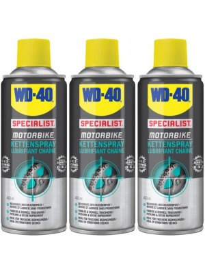 WD-40 Motorbike SPECIALIST Kettenspray 3x 400 Milliliter