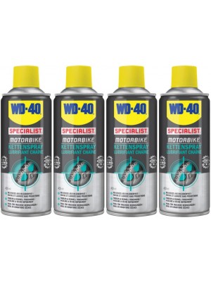 WD-40 Motorbike SPECIALIST Kettenspray 4x 400 Milliliter