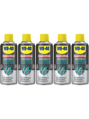 WD-40 Motorbike SPECIALIST Kettenspray 5x 400 Milliliter