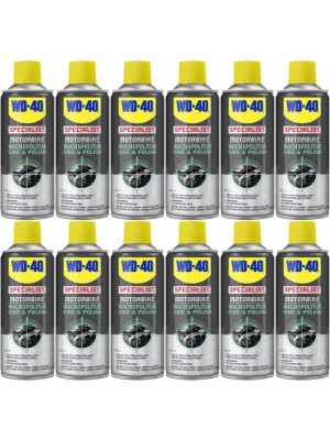 WD-40 Motorbike SPECIALIST Wachspolitur 12x 400 Milliliter