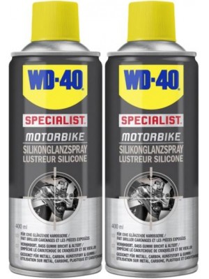 WD-40 Motorbike SPECIALIST Silikonglanzspray 2x 400 Milliliter